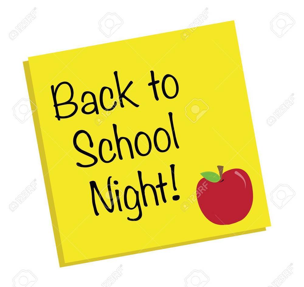 Back To School Night with an apple