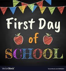 1st Day of School banner