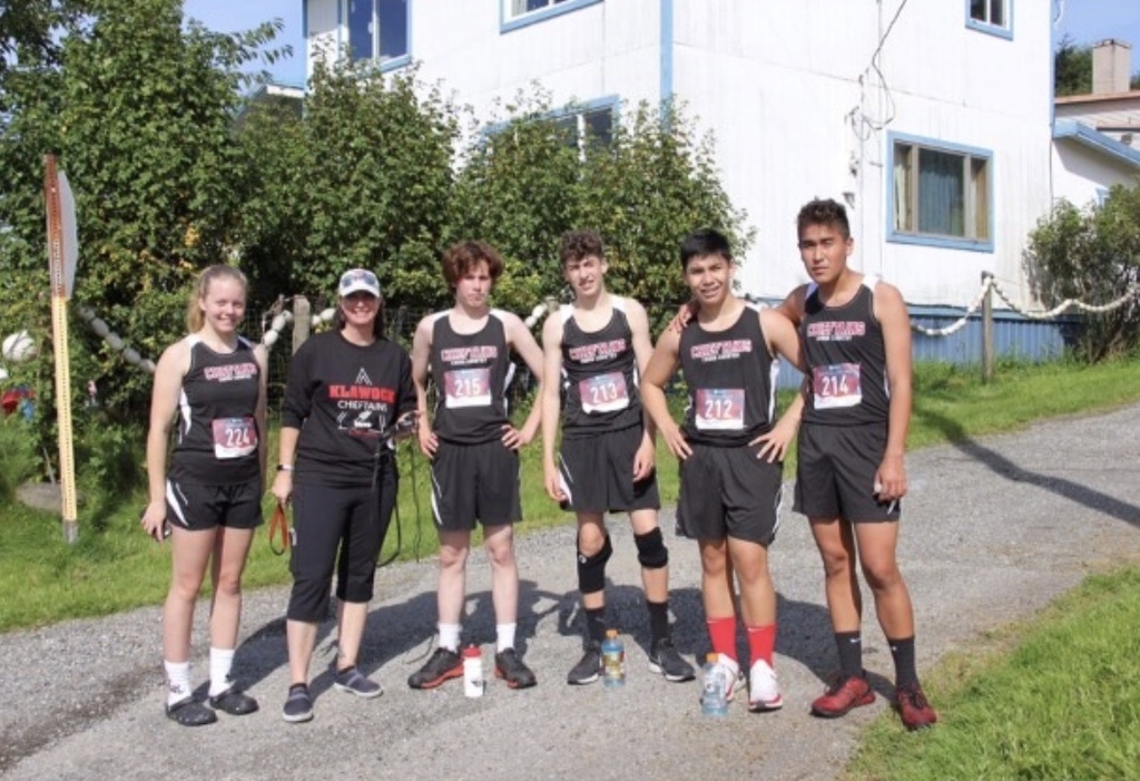 Klawock School cross country running team. 